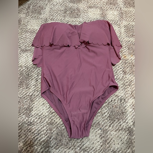 NWT Kona Sol Mauve One Piece Swim Suit - Picture 2 of 11